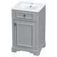 preview thumbnail 12 of 18, GDFStudio - Lisa 20" Bathroom Vanity with Ceramic Sink, Soft-Close Door & Storage Rack
