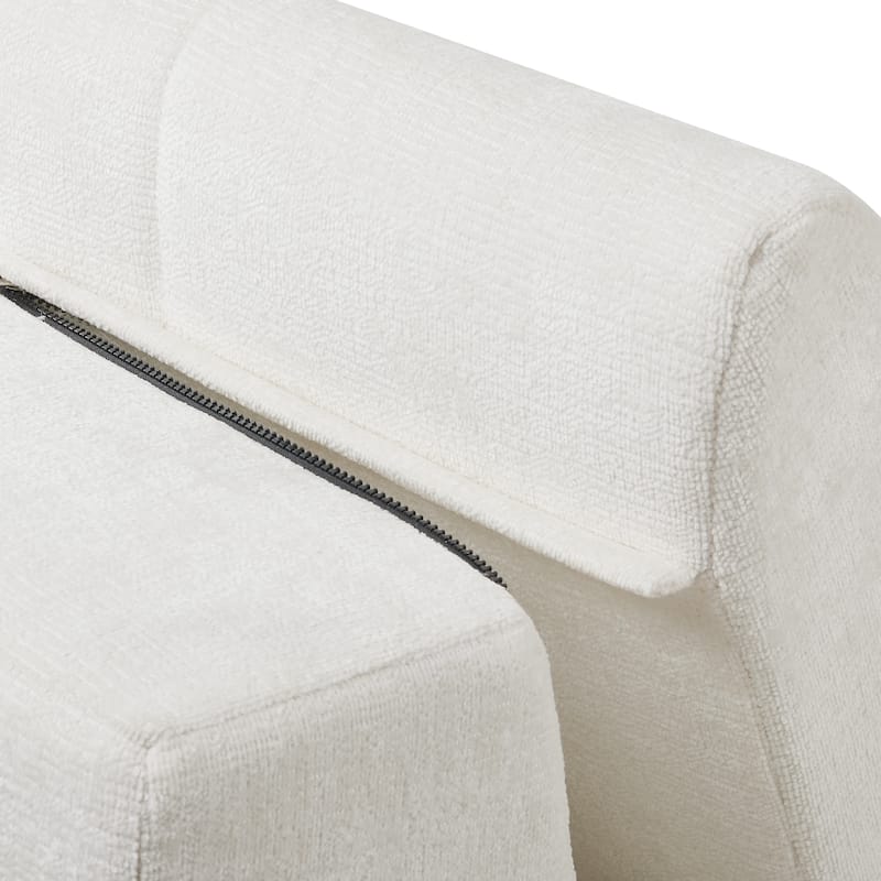 Christopher Knight Home - Modern L-Shaped Corner Sectional Sofa, Fully Upholstered Arms, Curved Right-Hand Facing, Tufted Design