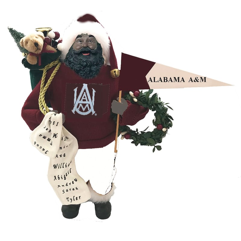 12" Alabama A&M Proud Santa