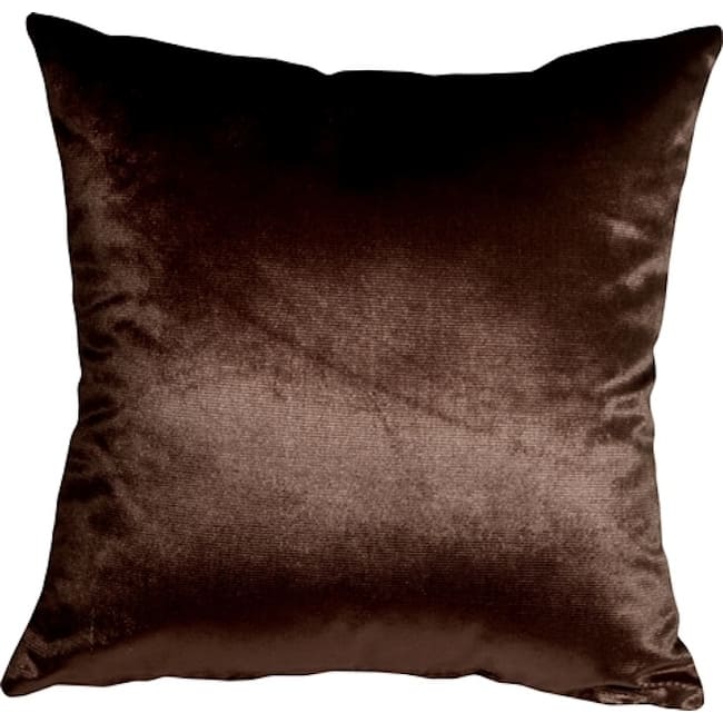 Milano 16x16 Decorative Throw Pillow with Polyfill Insert, Brown