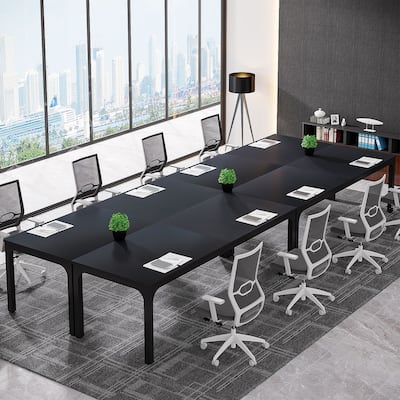 6.5FT Conference Meeting Seminar Business Table Set for 12-16 Person (Set of 4) - 4PCS
