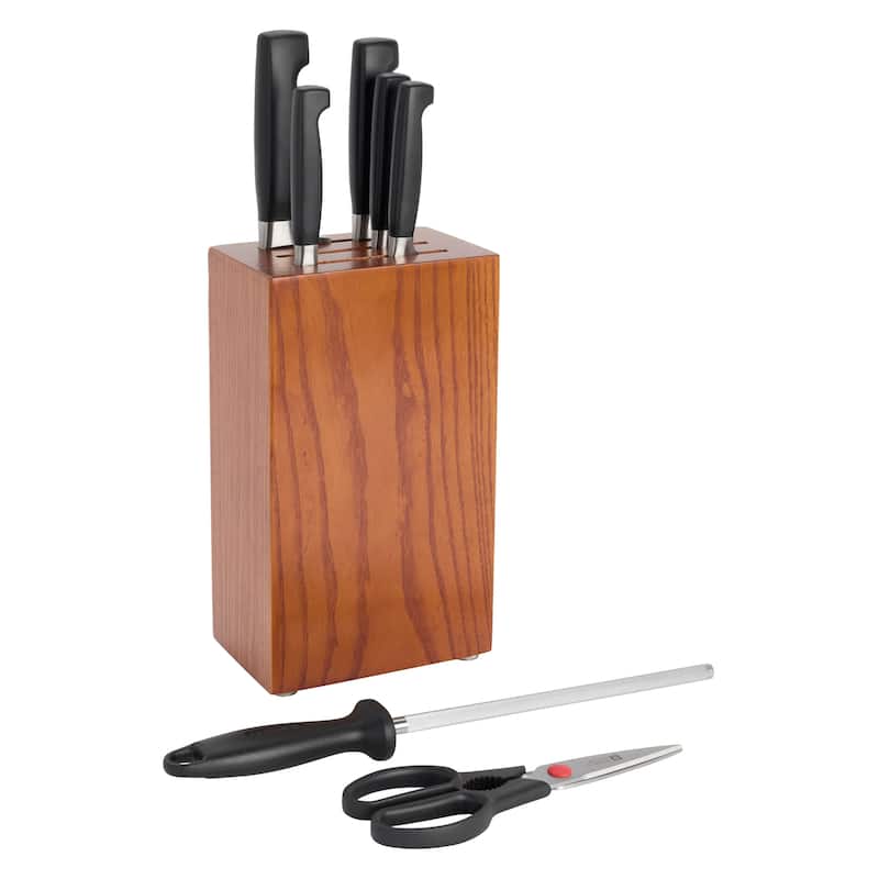 ZWILLING Four Star 7-pc Knife Block set - Ash - 8-pc