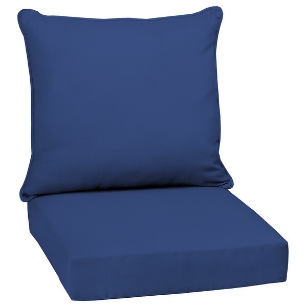 Arden Selections Lapis Canvas Texture Outdoor Deep Seat Set - 24" L x 24" W x 6" H. Opens flyout.