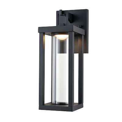 Dumont LED Outdoor Wall Sconce Powder Coated Black - Powder Coated Black