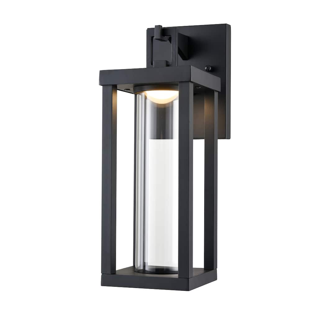Dumont LED Outdoor Wall Sconce Powder Coated Black - Powder Coated Black