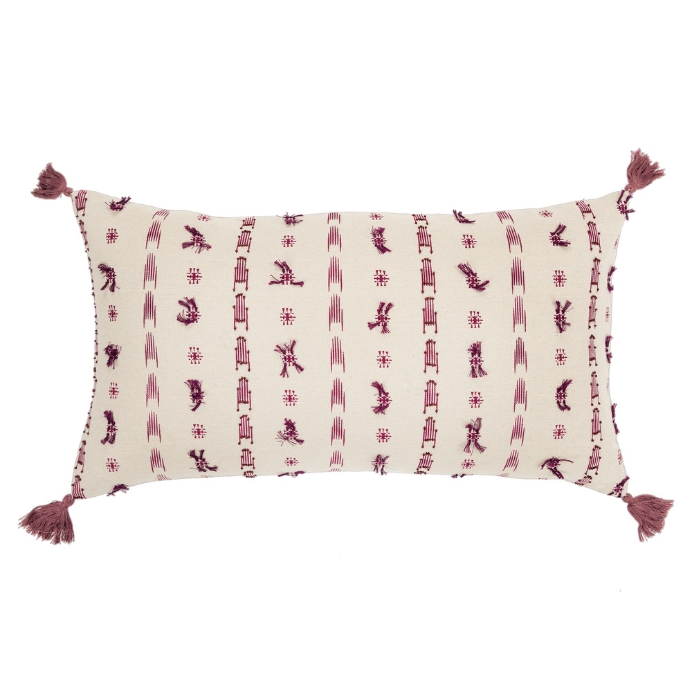 Rizzy Home Transitional Decorative Pillow Cover 14"x26"