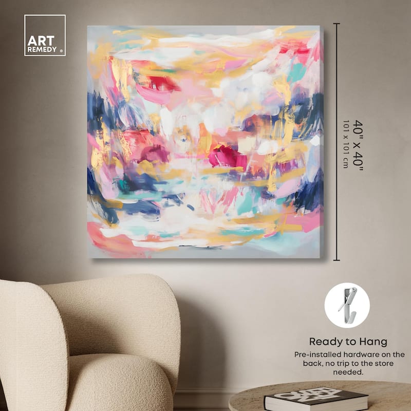 Balipink II Canvas by Art Remedy, Gallery Wrapped