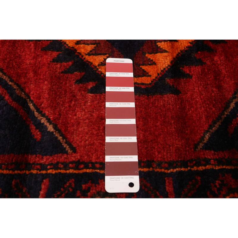 ECARPETGALLERY Hand-knotted Anadol Red Wool Rug - 4'5 x 9'1