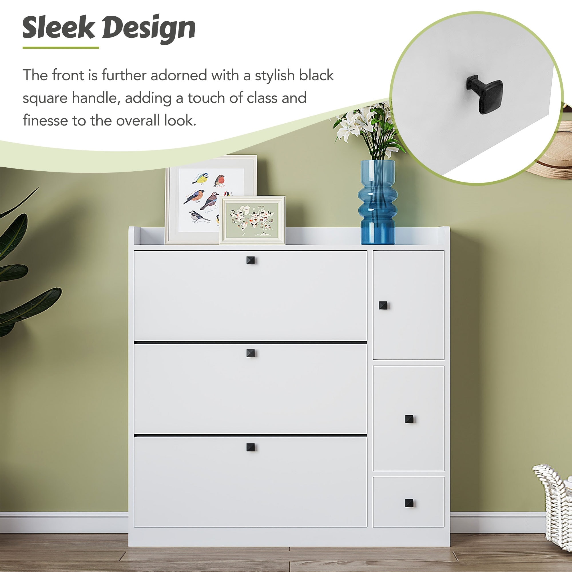 Sit down shoe rack top