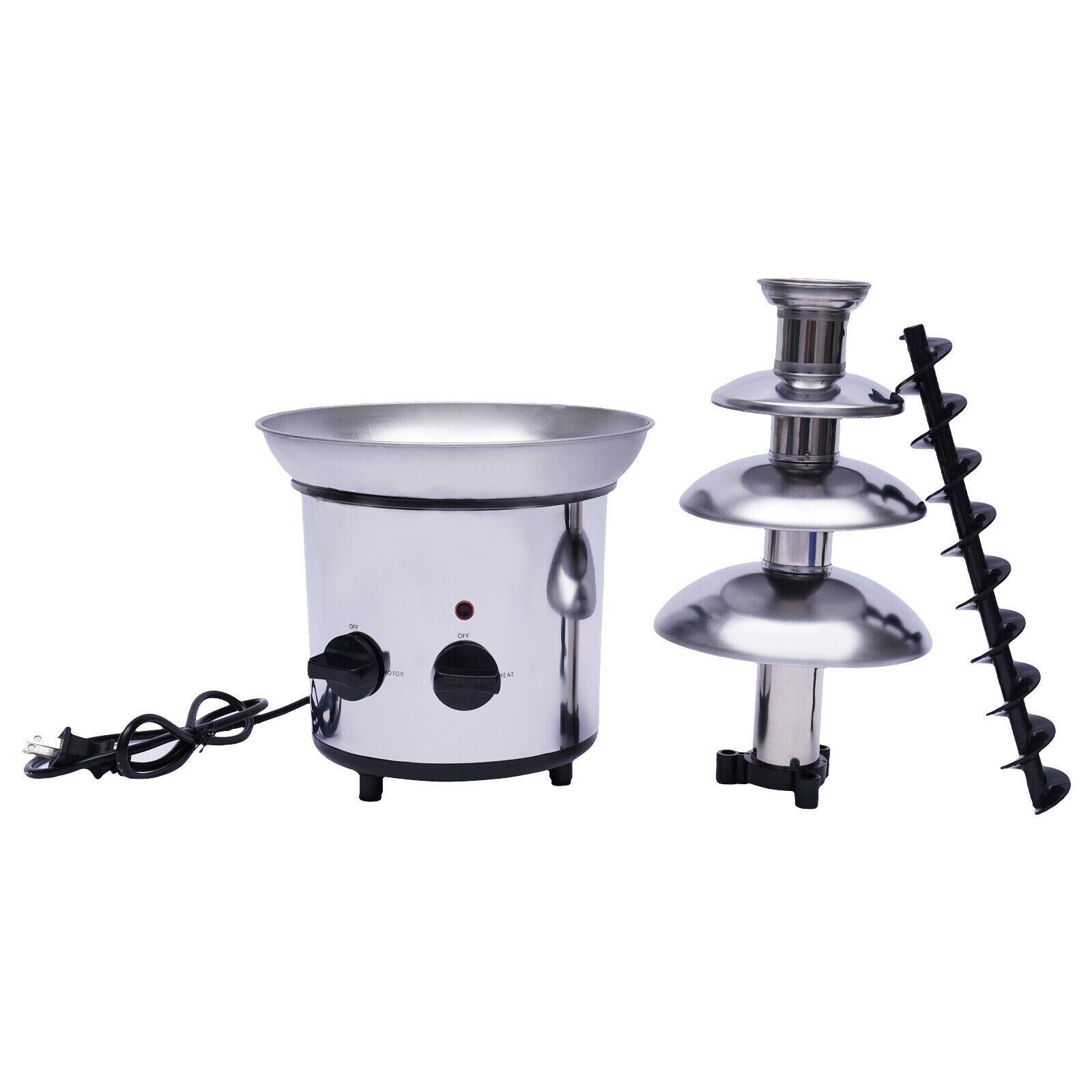 4Tier Stainless Steel Chocolate Fountain for Cheese Fondue On Sale Bed Bath & Beyond 40134669