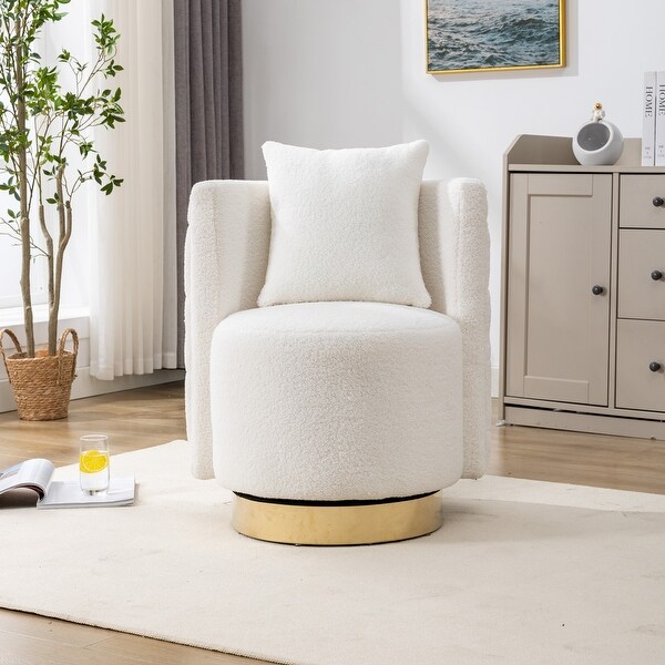 Barrel swivel online accent chair