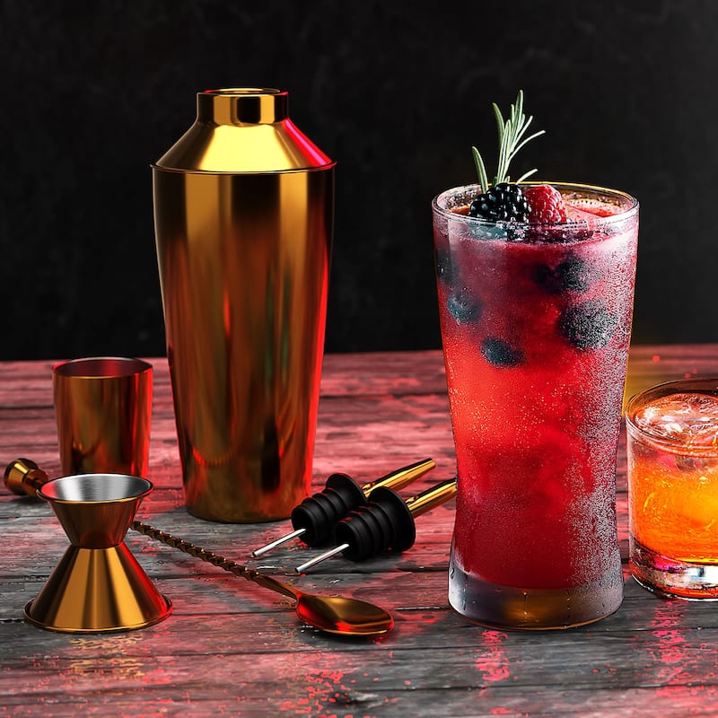 JoyTable Bartender Kit - Cocktail Set Kit - Bartender Drink Mixer Shaker Bar Tool Set
