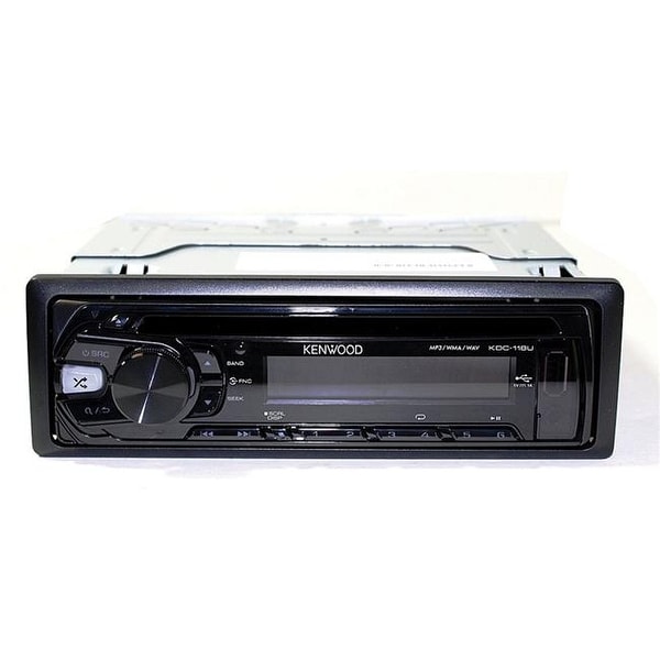 Kenwoo KDC118 Single Din Car Stereo Receiver with USB & AUX Input