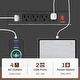 preview thumbnail 6 of 8, L Shaped Gaming Desk Computer Desk Corner Desk Pegboard Power Outlet