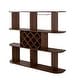 preview thumbnail 12 of 14, 47.24" Rustic Large Wall Mounted with Wine Glass Holder