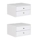 preview thumbnail 59 of 82, Nathan James Harper 2-Drawer Mid-Century Side Table