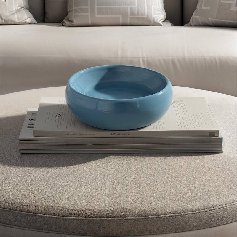 Enameled Metal Double-Wall Bowl
