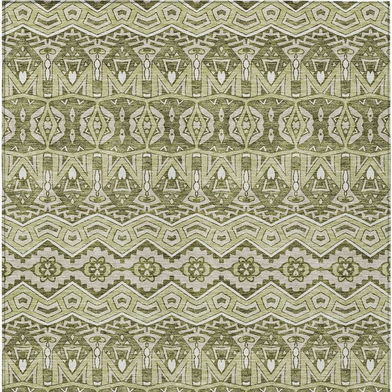 HomeRoots Moroccan Transitional Rectangle Outdoor Rug