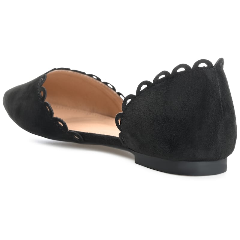 Journee Collection Women's Jezlin Slip On Almond Toe Ballet Flats