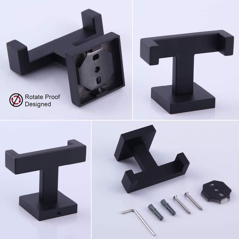 AITINKAN Double Towel Hook 2 in 1 Robe Hook (Set of 2)