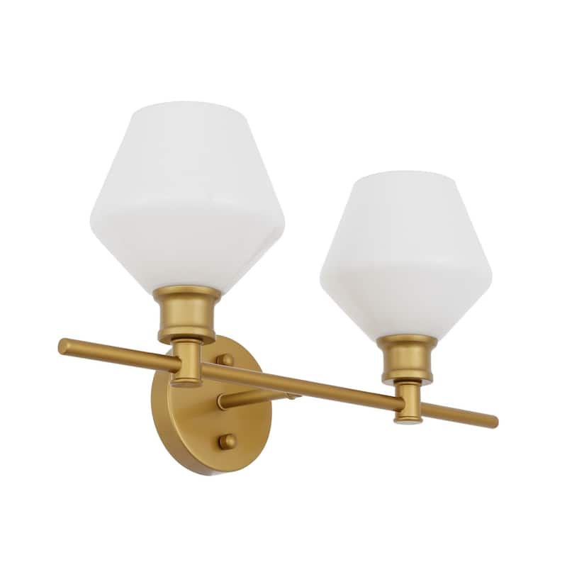 Gerald 2-Light Wall Sconce - 19.1/10.2 - 19.1/10.2