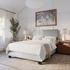 preview thumbnail 7 of 80, Celeste Modern Upholstered Bed, Box Spring Required