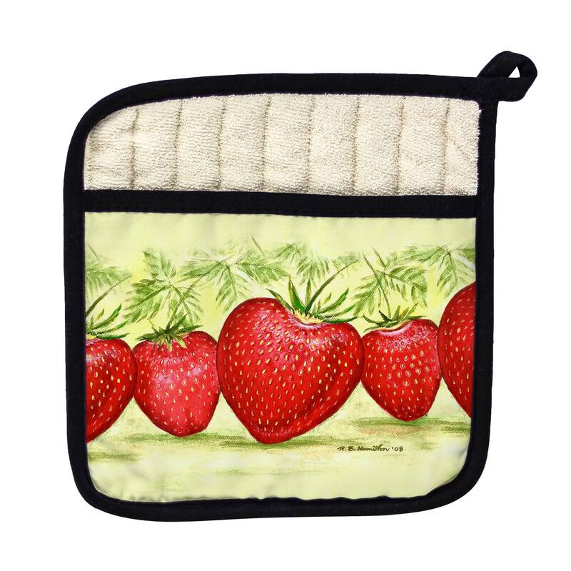 Strawberries Pot Holder - 9x9