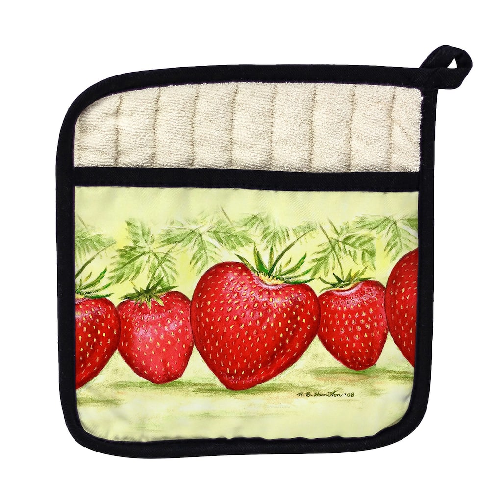Strawberries Pot Holder - 9x9