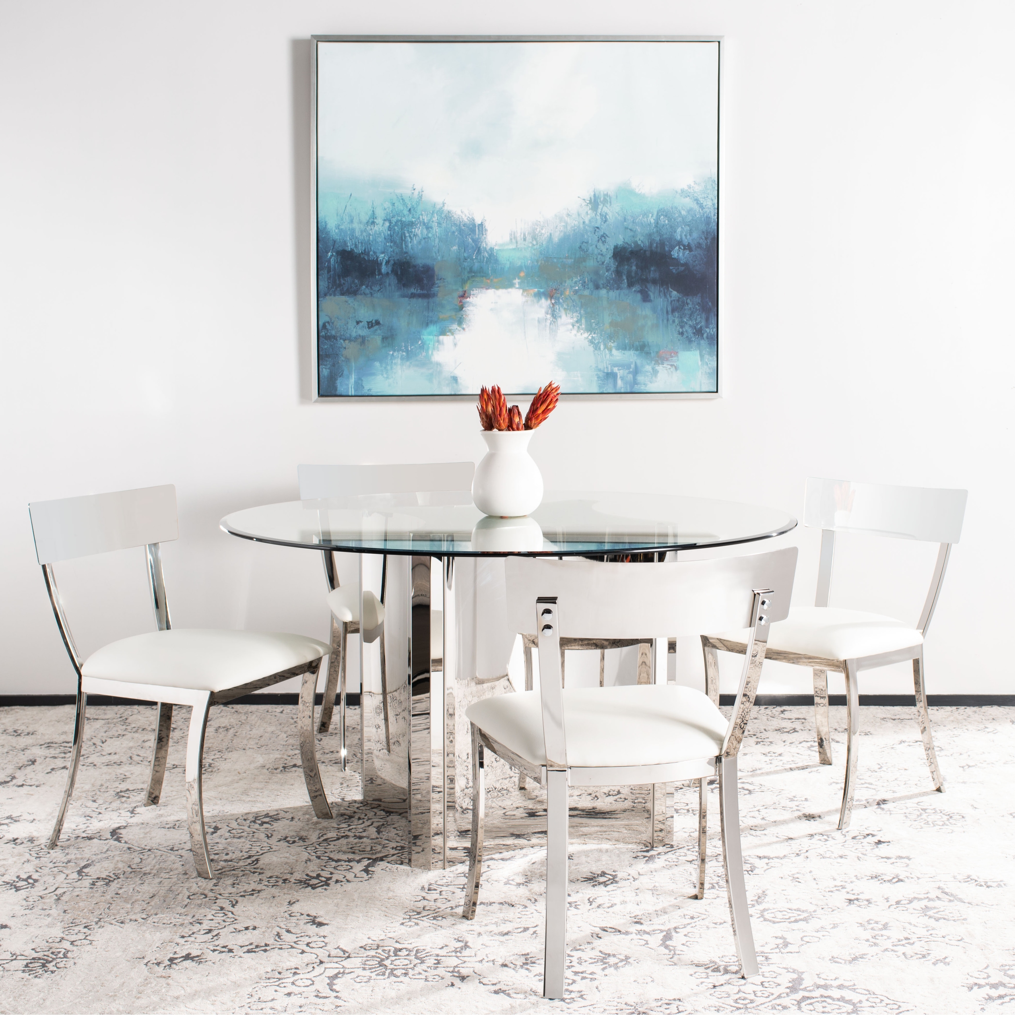 Glam dining room chairs sales