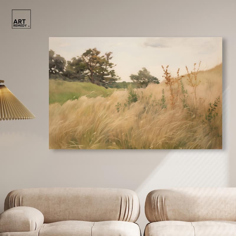 Cogon Grass Breeze I Canvas by Art Remedy, Gallery Wrapped