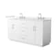 Option White / Giotto Quartz Top / Brushed Nickel