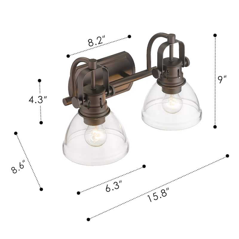 Modern Bathroom Vanity Light Vanity Light Fixture, Over Sink Lighting - 15 x 9 x 9 inches