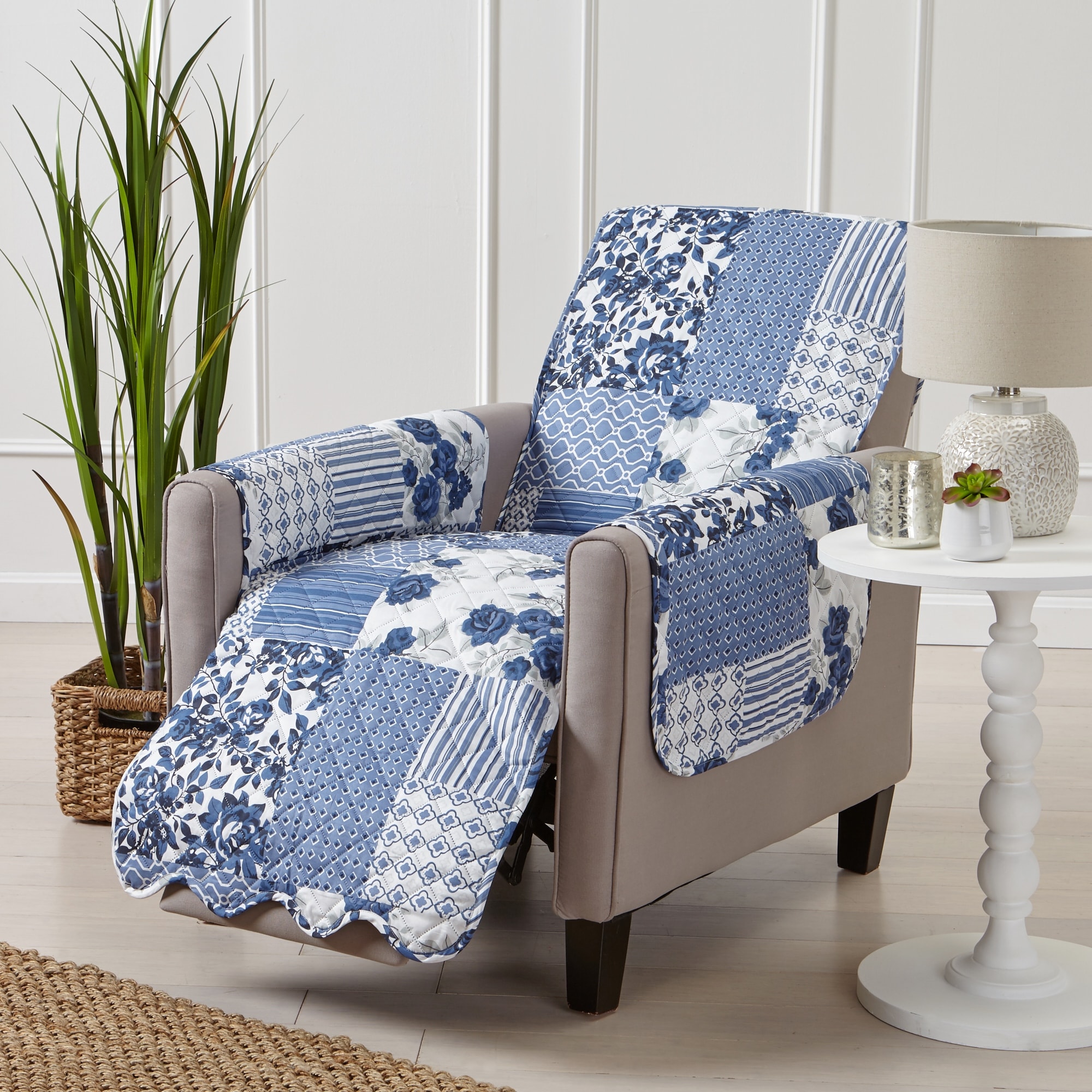 patchwork recliner cover