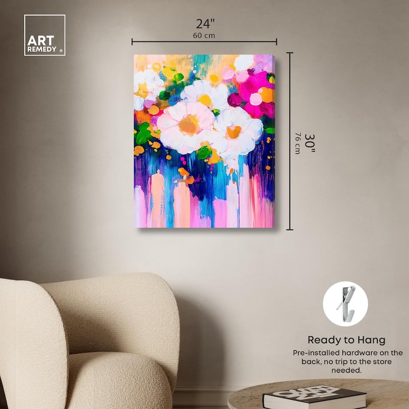 Contrast of Purity II Canvas by Art Remedy, Gallery Wrapped