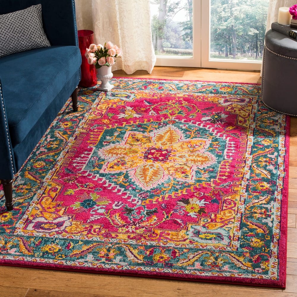 SAFAVIEH Phoenix Sameh Vintage Boho Oriental Rug