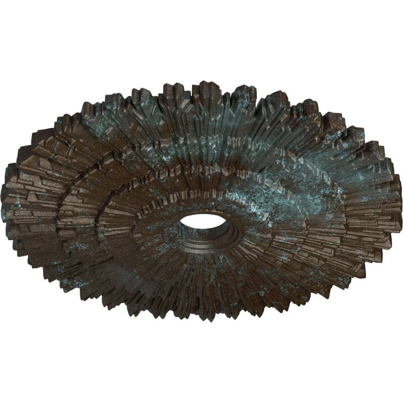 24 3/4"OD x 3 1/4"ID x 1 7/8"P Eryn Ceiling Medallion
