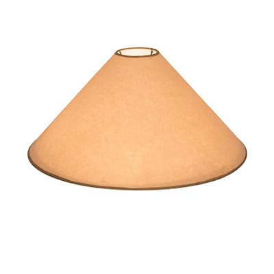 21 In. Wide X 10 In. High Simple Tan Paper Shade
