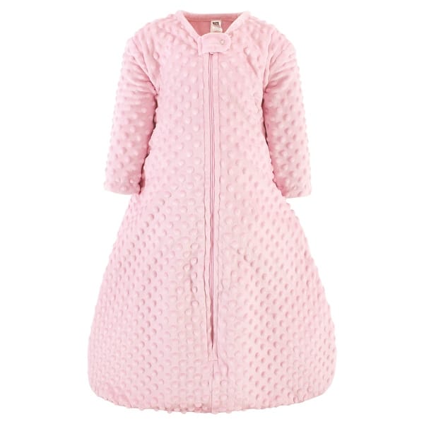 slide 1 of 1, Hudson Baby Infant Girl Plush Sleeping Bag, Sack, Blanket, Lt. Pink 0-6 Months - Lt. Pink