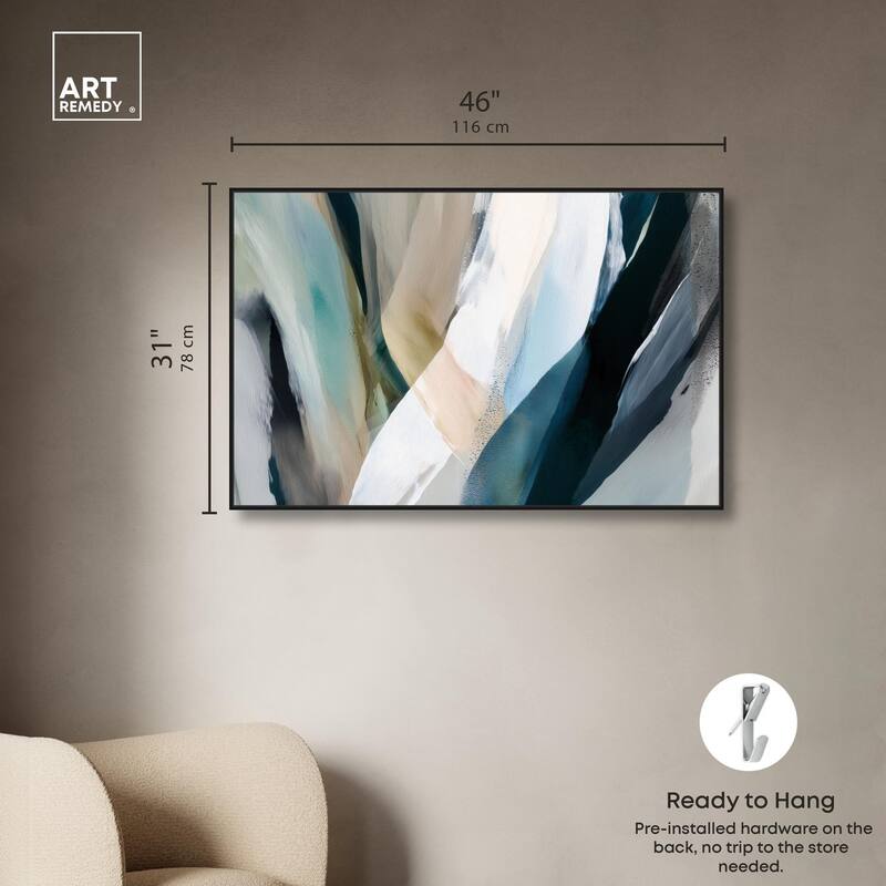Sweeping Forms II Canvas by Art Remedy