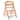 hauck Alpha+ Grow Along Adjustable Wooden Highchair Seat, Beechwood, Natural - 16.5