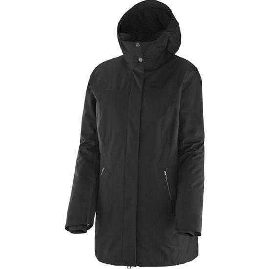 Shop Salomon Skyline Long Women S Winter Jacket Waterproof
