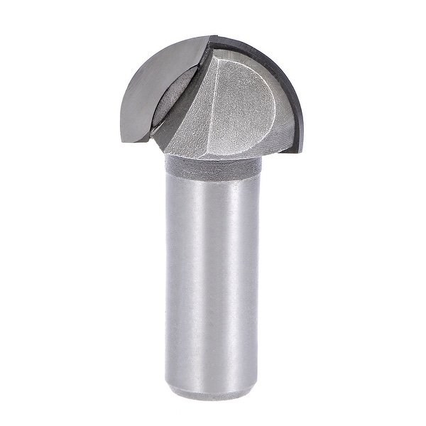 Router Bit 1/2 Shank 1" Cutting Dia Core Box 2 Flutes High-carbon Steel Cutter - 1/2x1"