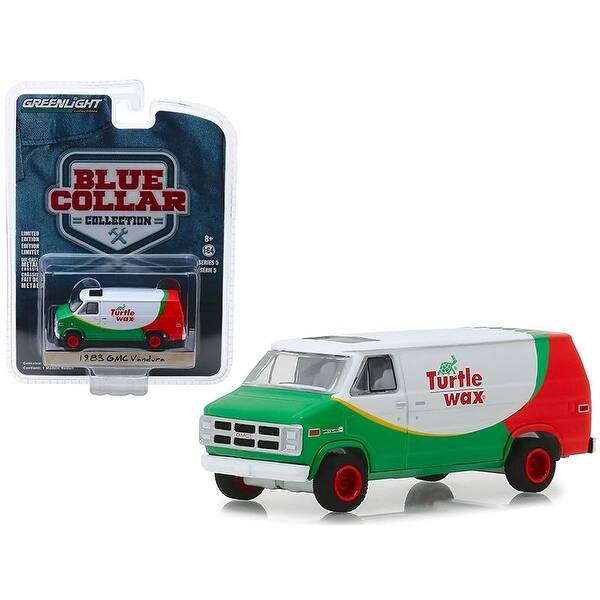 shop 1983 gmc vandura van turtle wax blue collar collection series 5 1 64 diecast model car by greenlight on sale overstock 28760129 overstock com