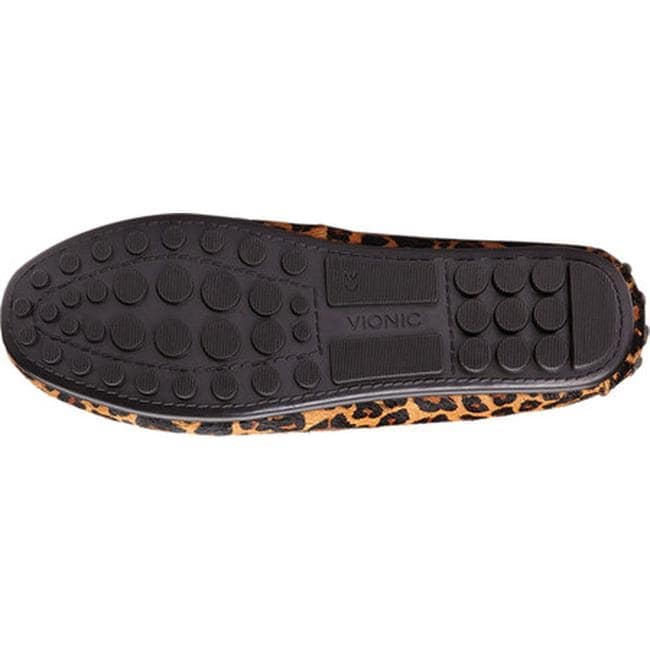 vionic ashby loafer leopard