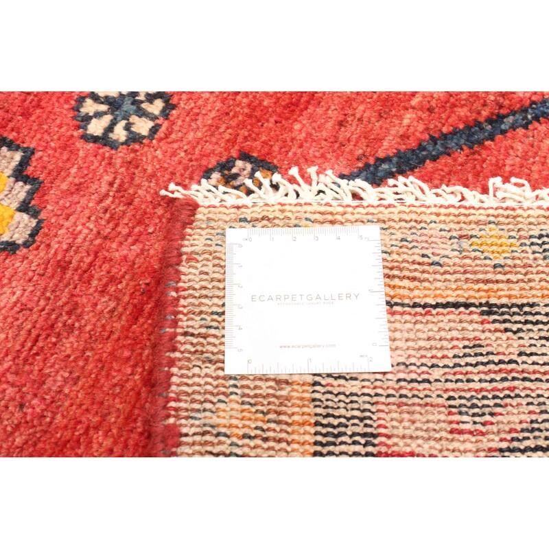 ECARPETGALLERY Hand-knotted Konya Anatolian Red Wool Rug - 4'1 x 6'9