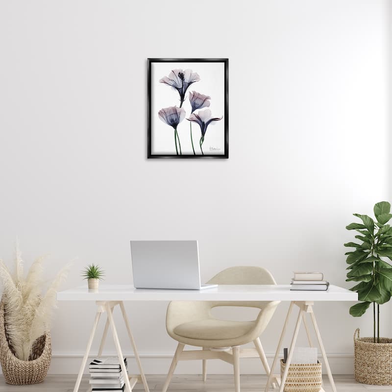Stupell Bountiful Dusk Flowers Framed Floater Canvas Wall Art Design By Albert Koetsier