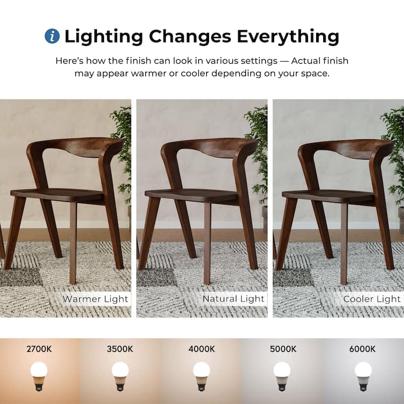 Furniture of America Abigail III Mid-Century Modern 7-Piece Rich Walnut Solid Wood Dining Set