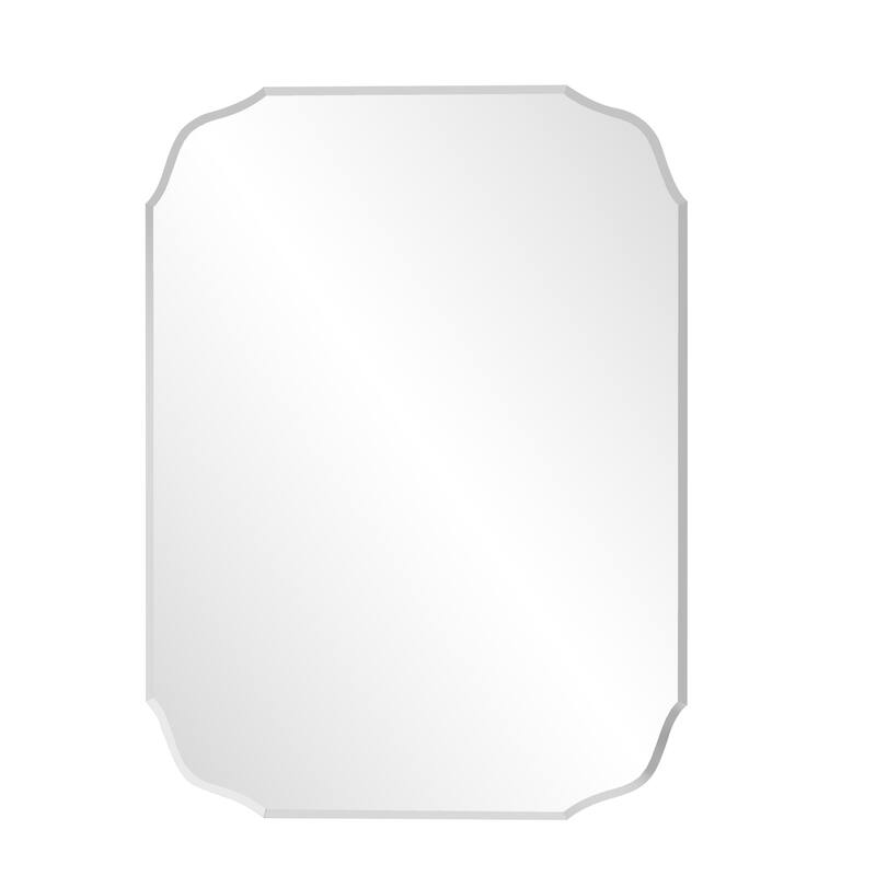 KOHROS Frameless Wall Mirror for Bathroom, Vanity