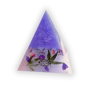 Selaluz Candles - HIGHER Consciousness Crystal Pyramid Candle - Bed ...
