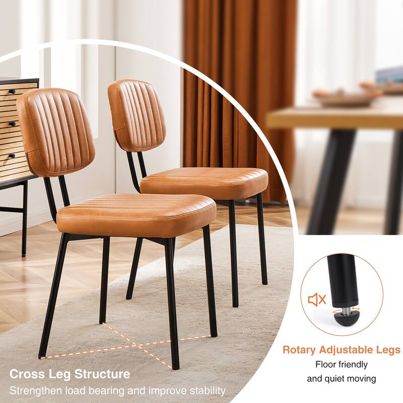 Upholstered Dining Room Chairs with Cushion Seat Set of 6